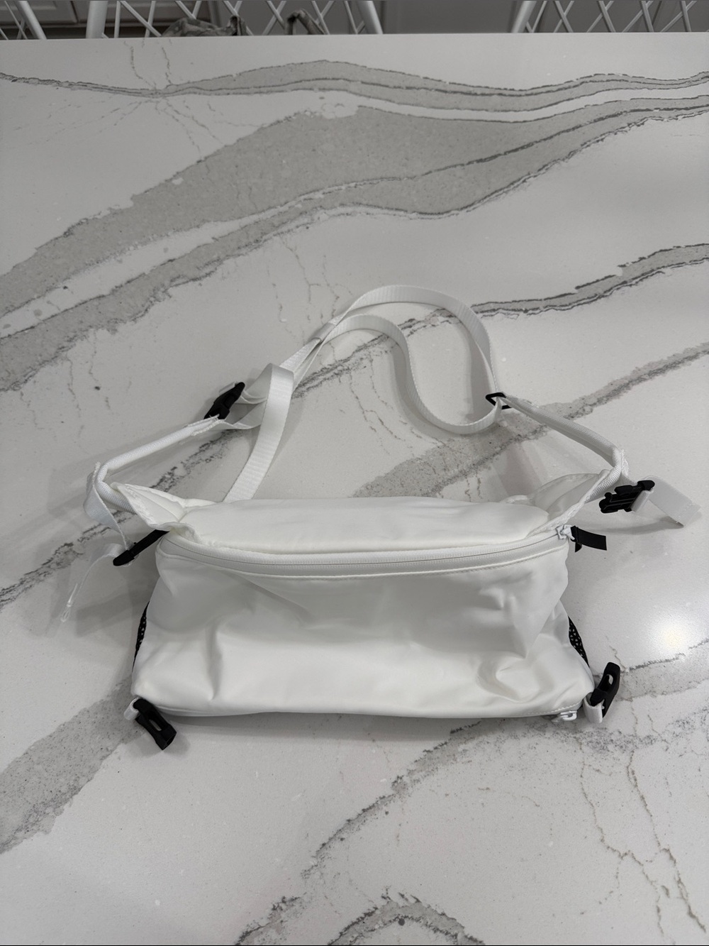 Lululemon All Hours Belt Bag- White Crossbody Sling Bag